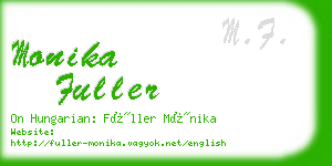 monika fuller business card